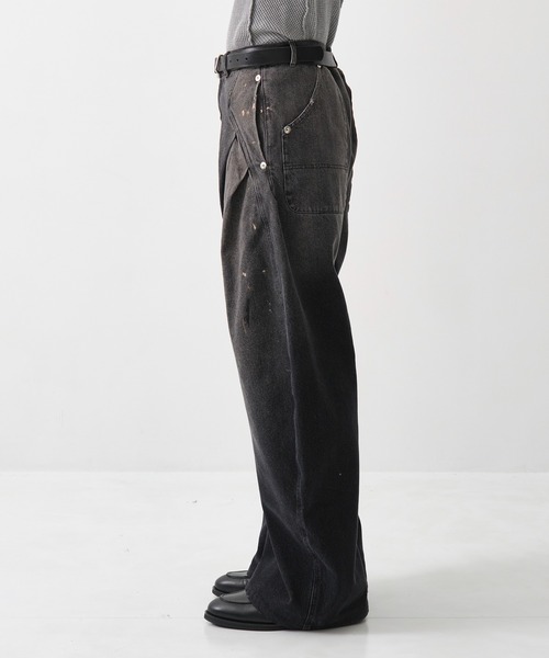 conz コンズ　25ss カーブデニム　ワイドレッグダークブルーデニム CONZ ジーンズ カーブデニムパンツ メンズ : ZOZOTOWN Yahoo!店