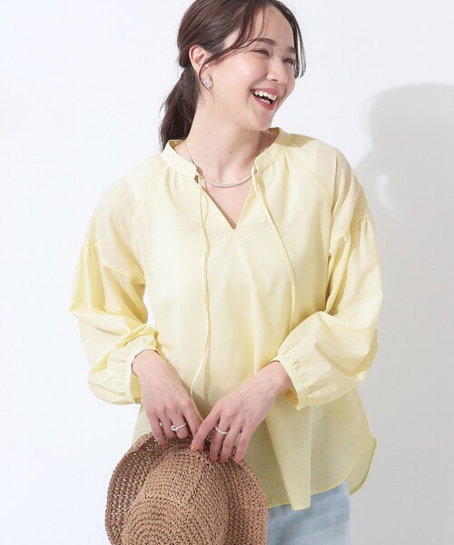 SHOO・LA・RUE（シューラルー） リネンシャツ ブラウス シャツ