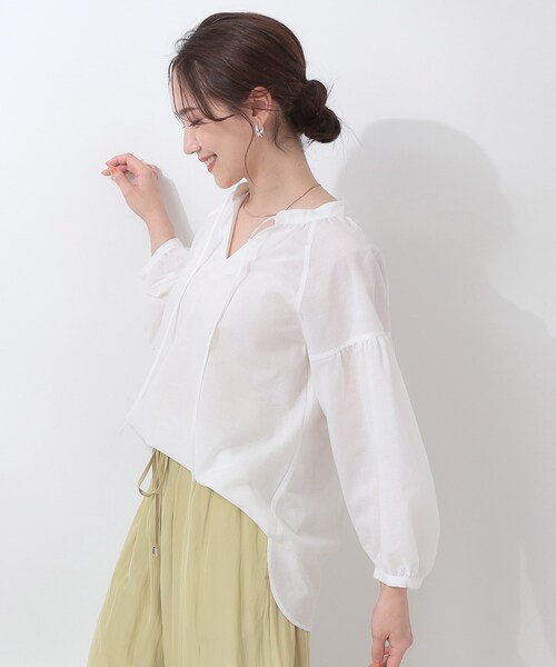 SHOO・LA・RUE（シューラルー） リネンシャツ ブラウス シャツ