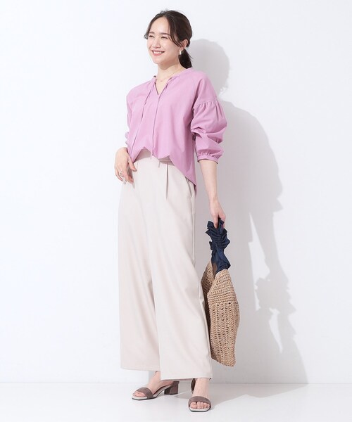 SHOO・LA・RUE（シューラルー） リネンシャツ ブラウス シャツ