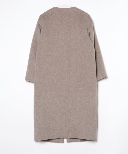 IENA（イエナ） ノーカラーコート 36 ベージュ レディース : ZOZOTOWN