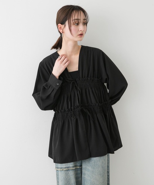 Vin｜リボンチュニックブラウス | Rakuten Fashion(楽天
