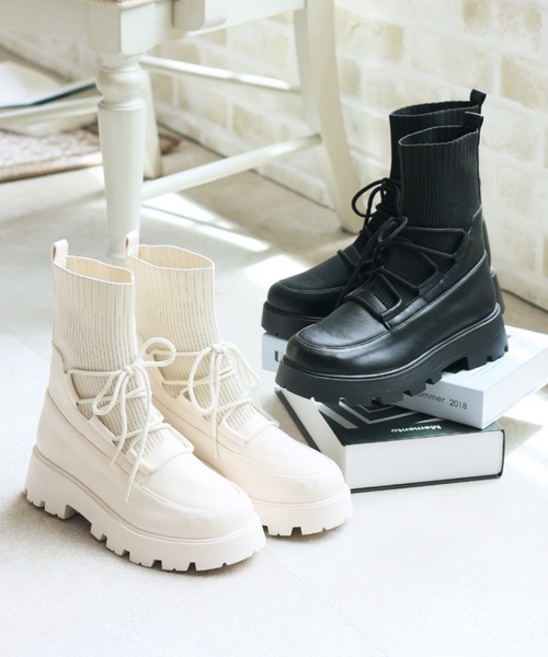 「VIVIAN」 ブーツ M ブラック レディース_画像2