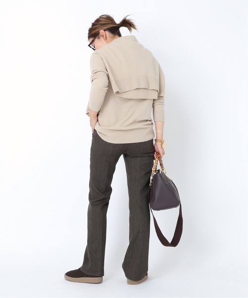 MUSE ミューズ ボトムス 38 ブラウン レディース Deuxieme Classe（ドゥーズィエムクラス） 「muse」パンツ 38 ブラウン