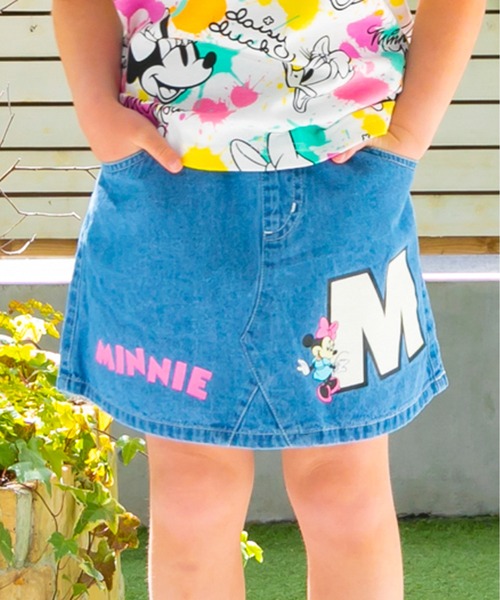 Disney（ディズニー） スカート サガラワッペンデニム スカート 0470K
