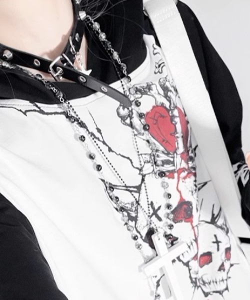 NOVESSEL tシャツ 「TricuspidC/トライカスピッドシー」フード付き