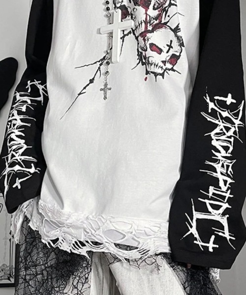 NOVESSEL tシャツ 「TricuspidC/トライカスピッドシー」フード付き
