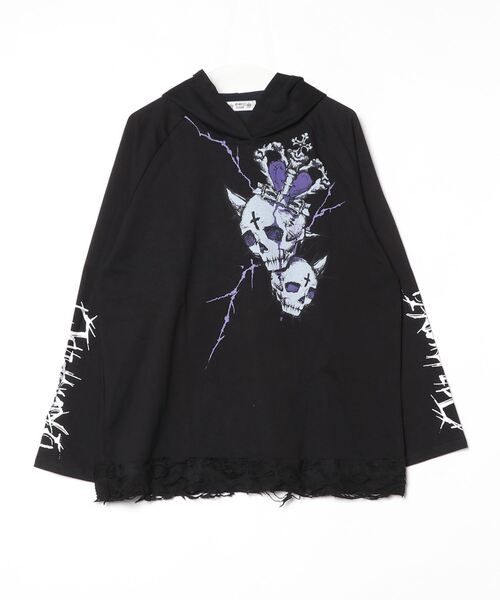 NOVESSEL tシャツ 「TricuspidC/トライカスピッドシー」フード付き