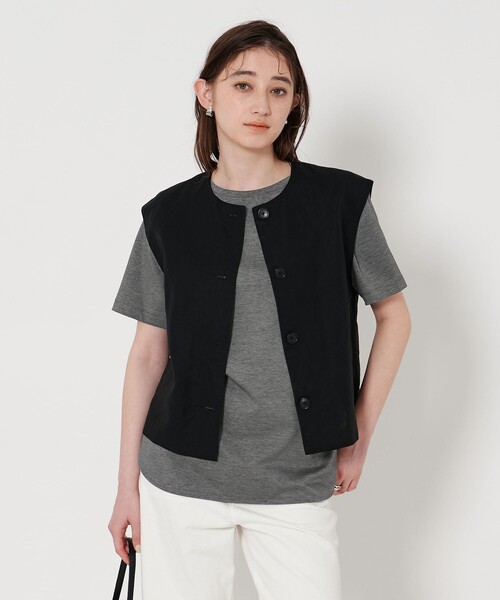 「UNITED ARROWS」 半袖Tシャツ - ネイビー レディース UNITED ARROWS tシャツ ポンチ ショートスリーブ カットソー