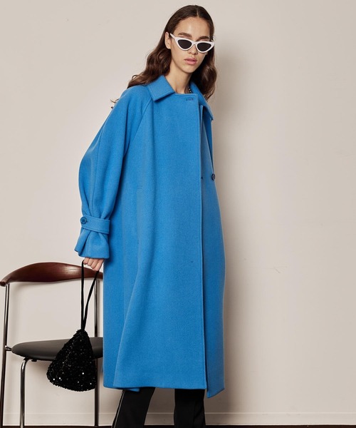 MAISON SPECIAL（メゾンスペシャル） ステンカラーコート 38 ブルー