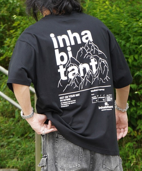 inhabitant（インハビタント） tシャツ 「INHABITANT」バックプリント