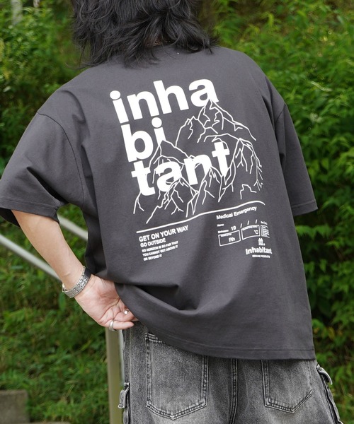 inhabitant（インハビタント） tシャツ 「INHABITANT」バックプリント
