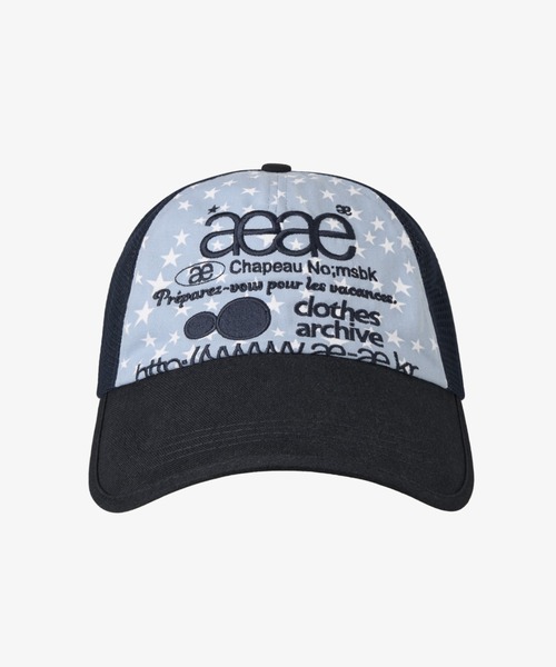 【日本製】 MESH LOGO WEB 帽子 キャップ aeae CAP メンズ レディース 帽子