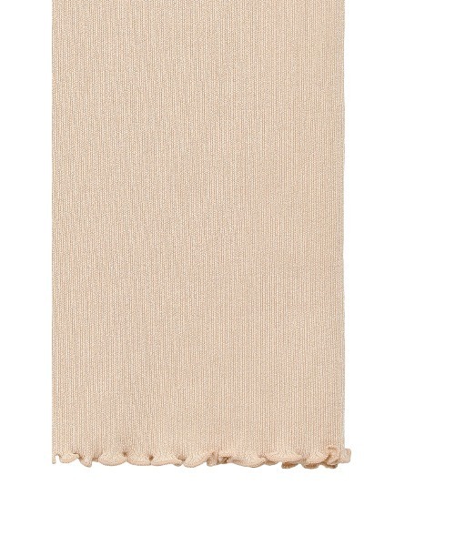 CLANE（クラネ） タンクトップ ノースリーブ BOAT NECK RIB KNIT TANK