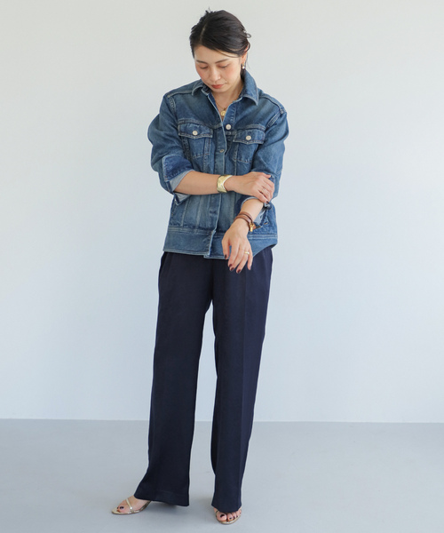 Deuxieme Classe」 パンツ 36 ブルー レディース Deuxieme Classe