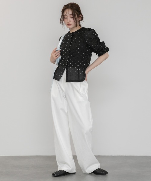 HEILIS ブラウス シャツ 「original」ドットシャーリング