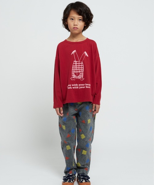 BOBOCHOSES トップス 4-5Y BOBO CHOSES 「BOBO CHOSES」 「KIDS」長袖カットソー 4-5Y オフ