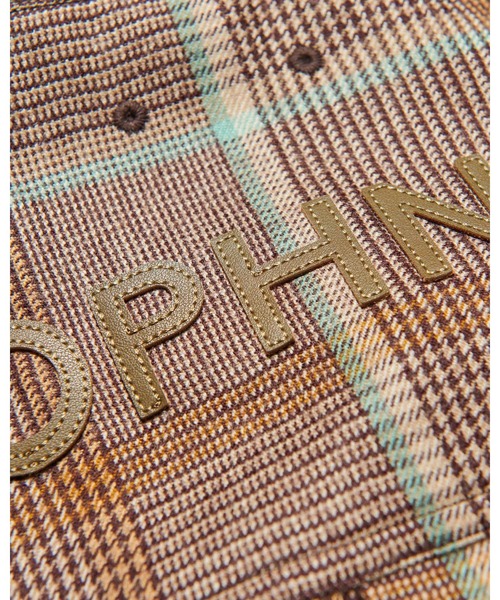 SOPHNET.（ソフネット） シャツ SAXONY WOOL CHECK LOGO PATCH SHIRT