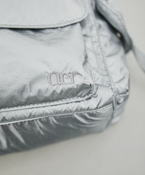 ADAM ET ROPE シルバー トートバッグ A4対応 ADAM ET ROPE'｜【A4・PC対応】【一部WEB限定カラー】ダブル