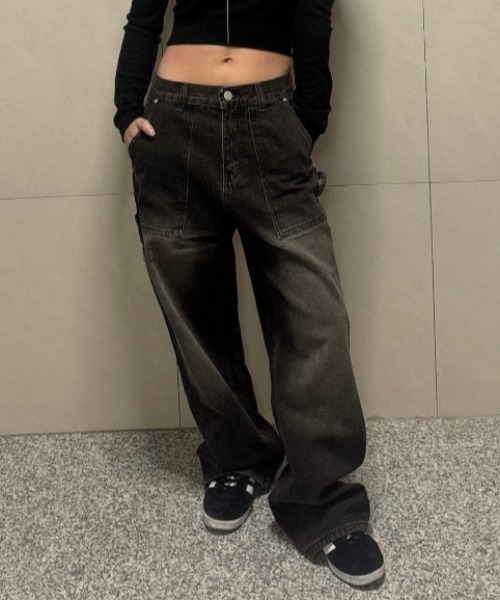 ジーンズ デニム デニムパンツ 「Vini」バイオウォッシュド