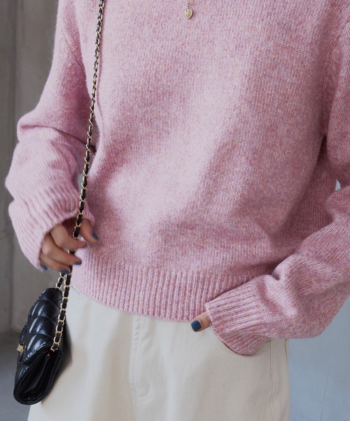 CHAN ME」 長袖ニット MEDIUM ピンク レディース : ZOZOTOWN Yahoo!店