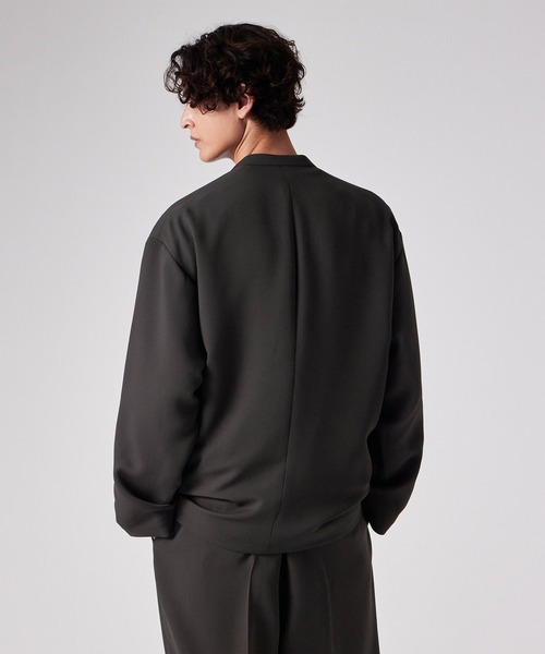 PS ポールスミス テーラードジャケット ノーカラー　カラーレス 大きいサイズ PS Paul Smith ジャケット ノーカラージャケット ライトドライ