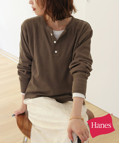 【美品】slobe iena ラガーカットソー　ブラウン　フリー 美品】slobe iena ラガーカットソー ブラウン フリー - メルカリ