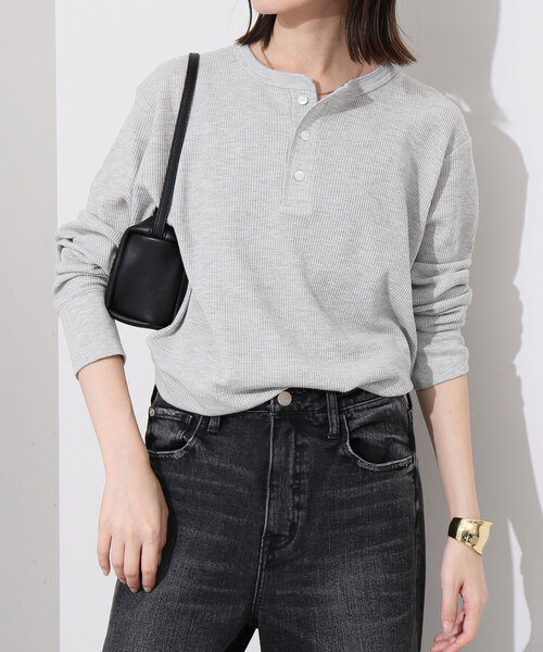 【美品】slobe iena ラガーカットソー　ブラウン　フリー 美品】slobe iena ラガーカットソー ブラウン フリー - メルカリ