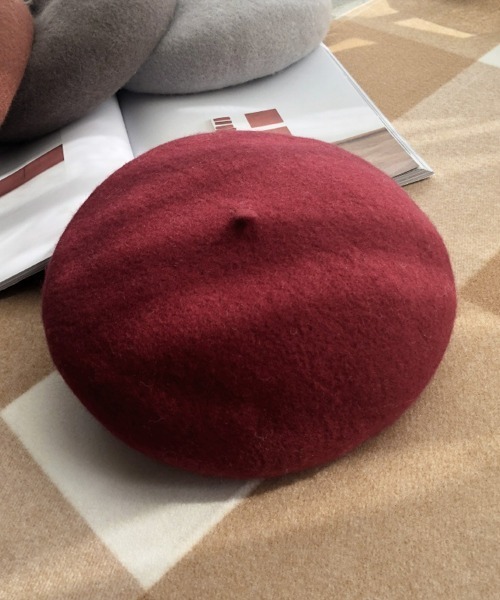 SEU 帽子 ベレー帽 シンプル ベレー帽 ニット 10カラー レディース