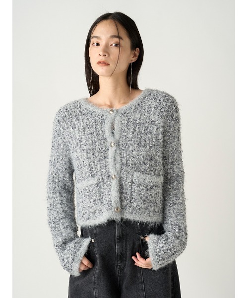 FRAY I.D（フレイ・アイディー） ニットカーディガン FREE グレー
