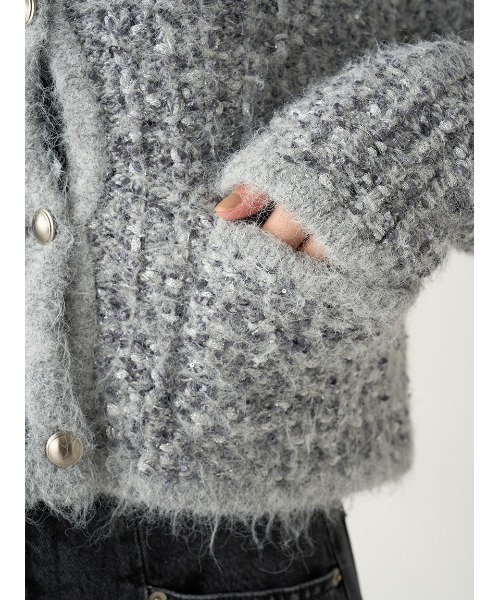 FRAY I.D（フレイ・アイディー） ニットカーディガン FREE グレー