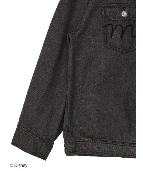 Disney（ディズニー） デニムジャケット gジャン MICKEY DESIGN DENIM
