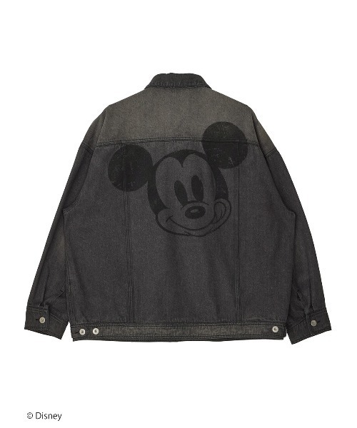 ディズニー　Gジャン Disney（ディズニー） デニムジャケット gジャン MICKEY DESIGN DENIM