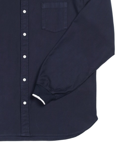 The DUFFER of ST.GEORGE シャツ NO COLLAR RIBBED SHIRT：製品