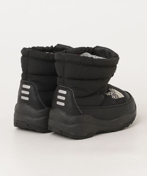 THE NORTH FACE 黒 キッズブーツ　20センチ ザ・ノース・フェイス ロングブーツ ヌプシ ブーティ ロゴ