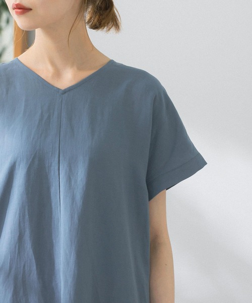 「URBAN RESEARCH ROSSO」 半袖ワンピース FREE ブルー系その他 レディース_画像5