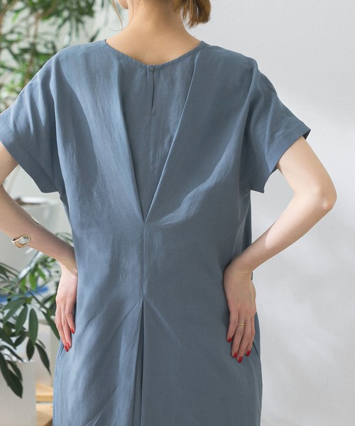 「URBAN RESEARCH ROSSO」 半袖ワンピース FREE ブルー系その他 レディース_画像7