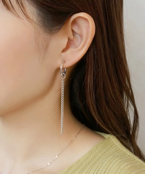 ♡ 空もようさま ♡ クリップイヤリング TAKE-UP（テイクアップ） イヤリング 「ZOZO限定」スターリング