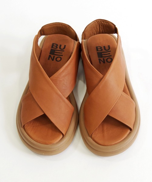 「BUENO」 フラットサンダル 38 グレイッシュベージュ レディース_画像2