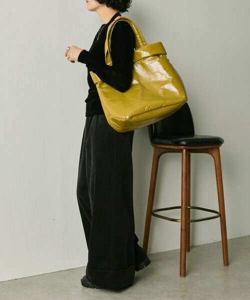 ear PAPILLONNER（イア パピヨネ） トートバッグ パテントトートバッグ