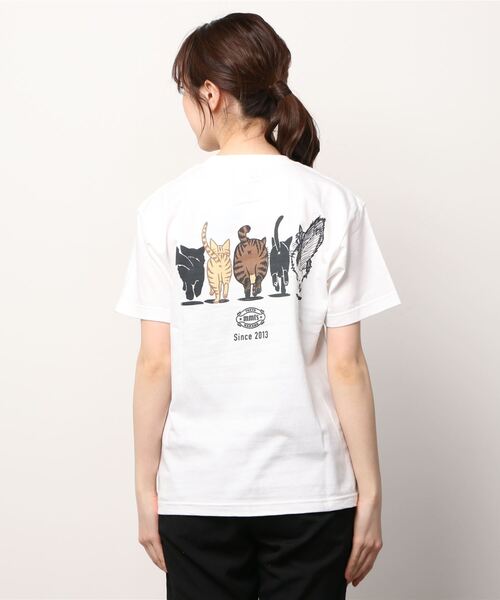 「mmts」 半袖Tシャツ LARGE ホワイト レディース_画像3