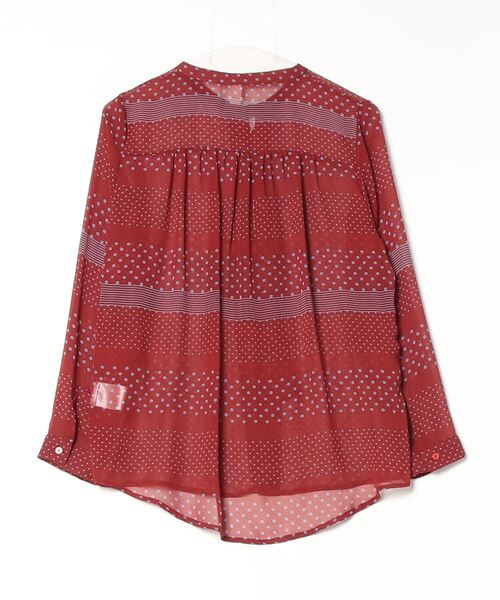 総柄ブラウス　イア　パピオネ 総柄プリントブラウス イア パピオネ - メルカリ