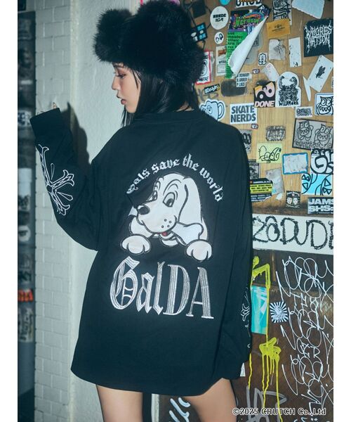 GALFY（ガルフィー） tシャツ GYDA×GALFY original cross long Tシャツ