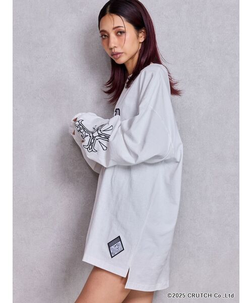 GALFY（ガルフィー） tシャツ GYDA×GALFY original cross long Tシャツ