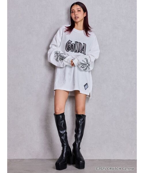 GALFY（ガルフィー） tシャツ GYDA×GALFY original cross long Tシャツ