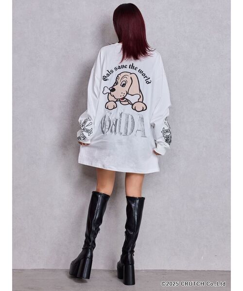 GALFY（ガルフィー） tシャツ GYDA×GALFY original cross long Tシャツ