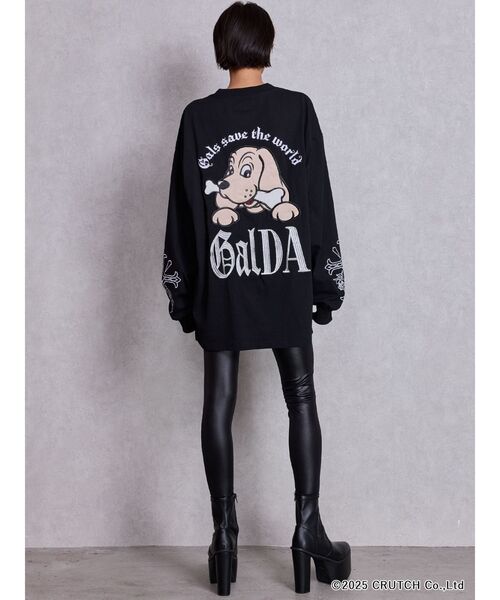 GALFY（ガルフィー） tシャツ GYDA×GALFY original cross long Tシャツ