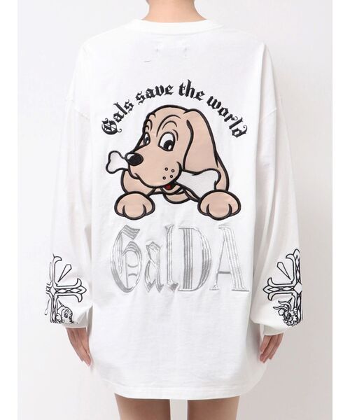 GALFY（ガルフィー） tシャツ GYDA×GALFY original cross long Tシャツ