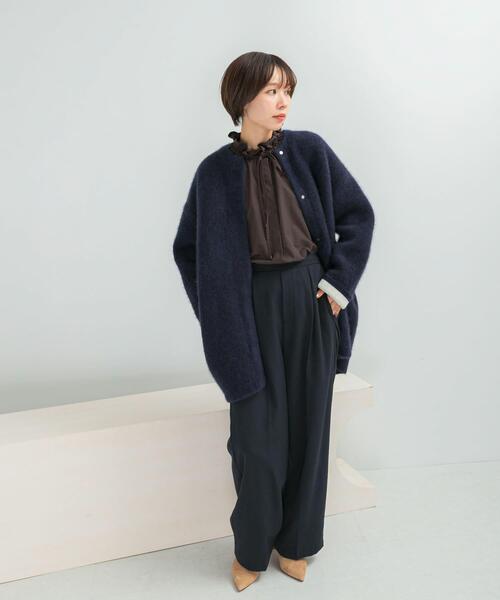 カーディガン 「別注」ELENDEEK×ROSSO CN RACCOON MIX WCD レディース