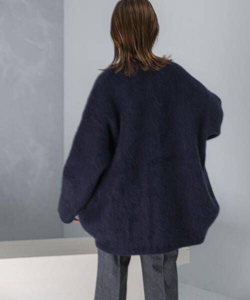 カーディガン 「別注」ELENDEEK×ROSSO CN RACCOON MIX WCD レディース